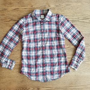 JCrew plaid shirt